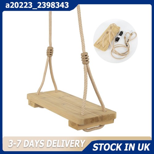 Wooden tree swing seat hanging - wooden,