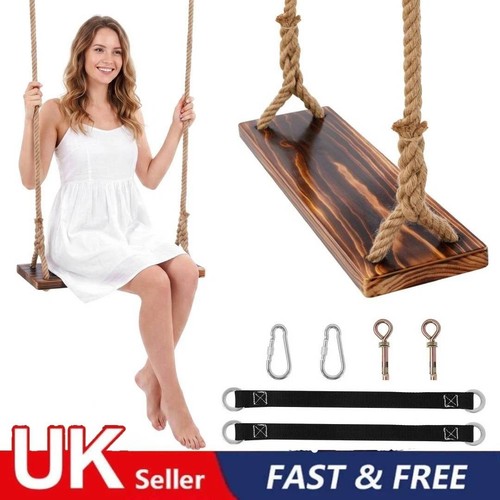 Wood tree swing seat wooden - seat,