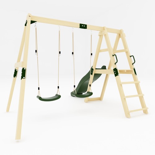 Garden outdoor wooden - outdoor, swing