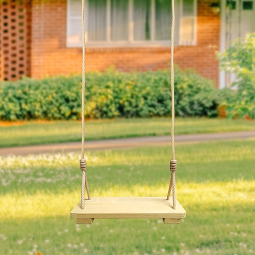 Wooden swing seat hanging - wooden,