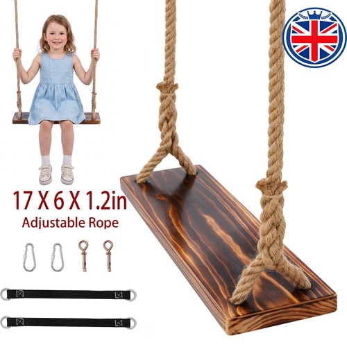 Wooden swing seat pine wood - wooden,