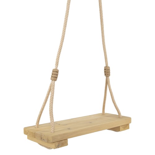 Wooden swing seat hanging tree - wooden,