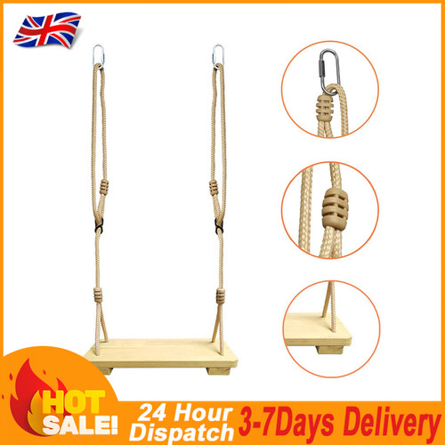 Wood swing seat hanging tree - wood,