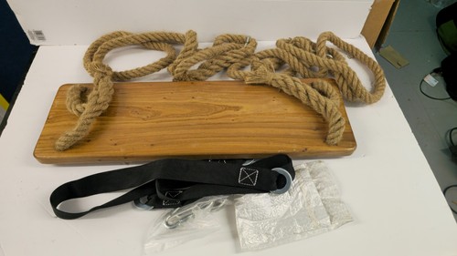 Wooden tree swing seat with - swing,