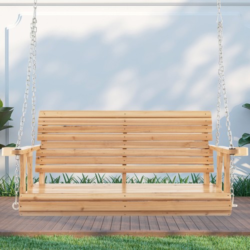 149cm wooden porch swing - wooden,
