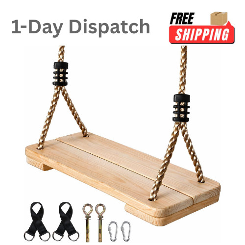 Extfans wooden tree swing - wooden,
