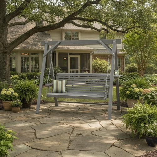 Garden swing seat - seat, 3-seater