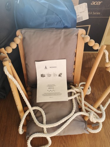 Mamoi wooden baby swing seat - baby,