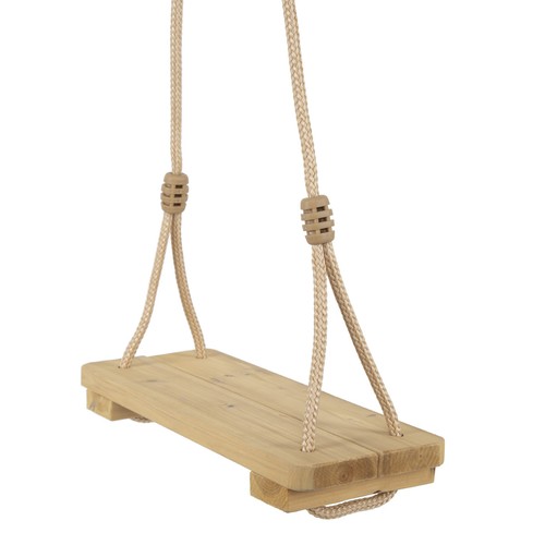 Wood tree swing seat - swing, indoor