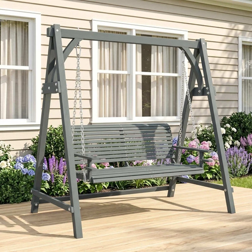 Seater wooden garden - 2,