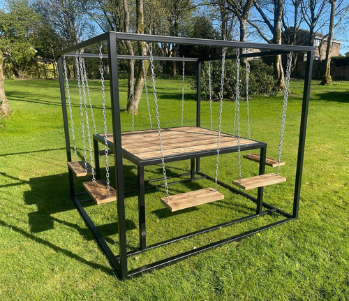 Multi seat metal garden - multi-seat,