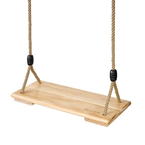 Wooden swing seat hanging wood - hanging,