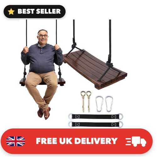 Wooden swing seat beech tree - swing,