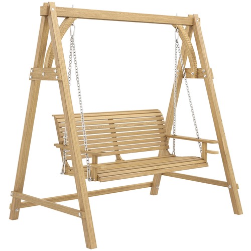 Outsunny seater wooden - seater,